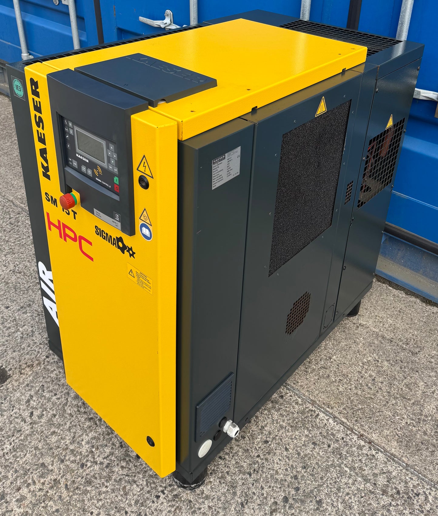 HPC / Kaeser SM15T Rotary Screw Compressor + Dryer! 9.0Kw, 53Cfm, 8Bar!