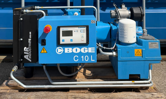 Boge C10L Floor Mounted Rotary Screw Compressor (37Cfm, 7.5Kw)