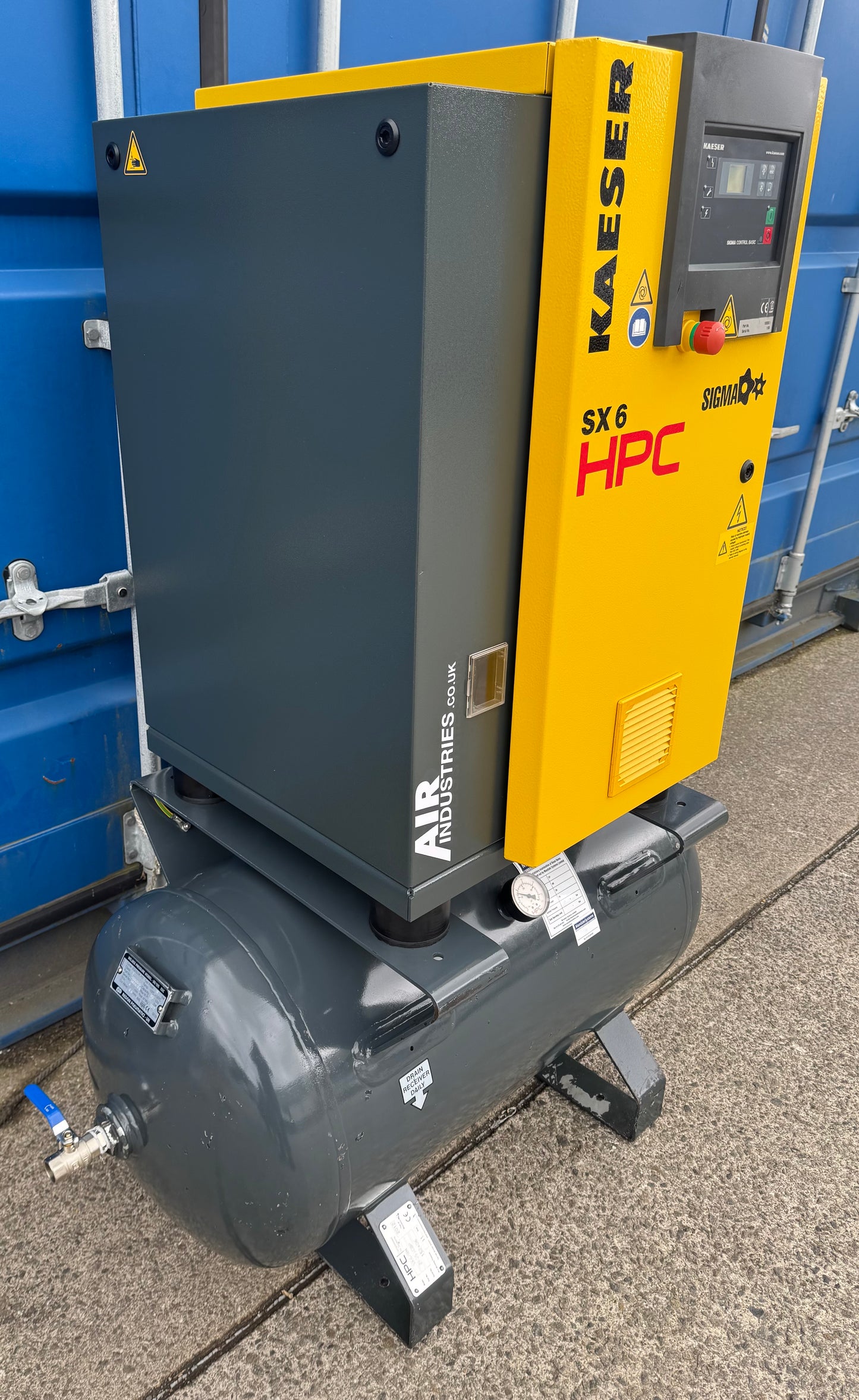 HPC / Kaeser SX6 Receiver Mounted Rotary Screw Compressor 4.0Kw, 11Bar!