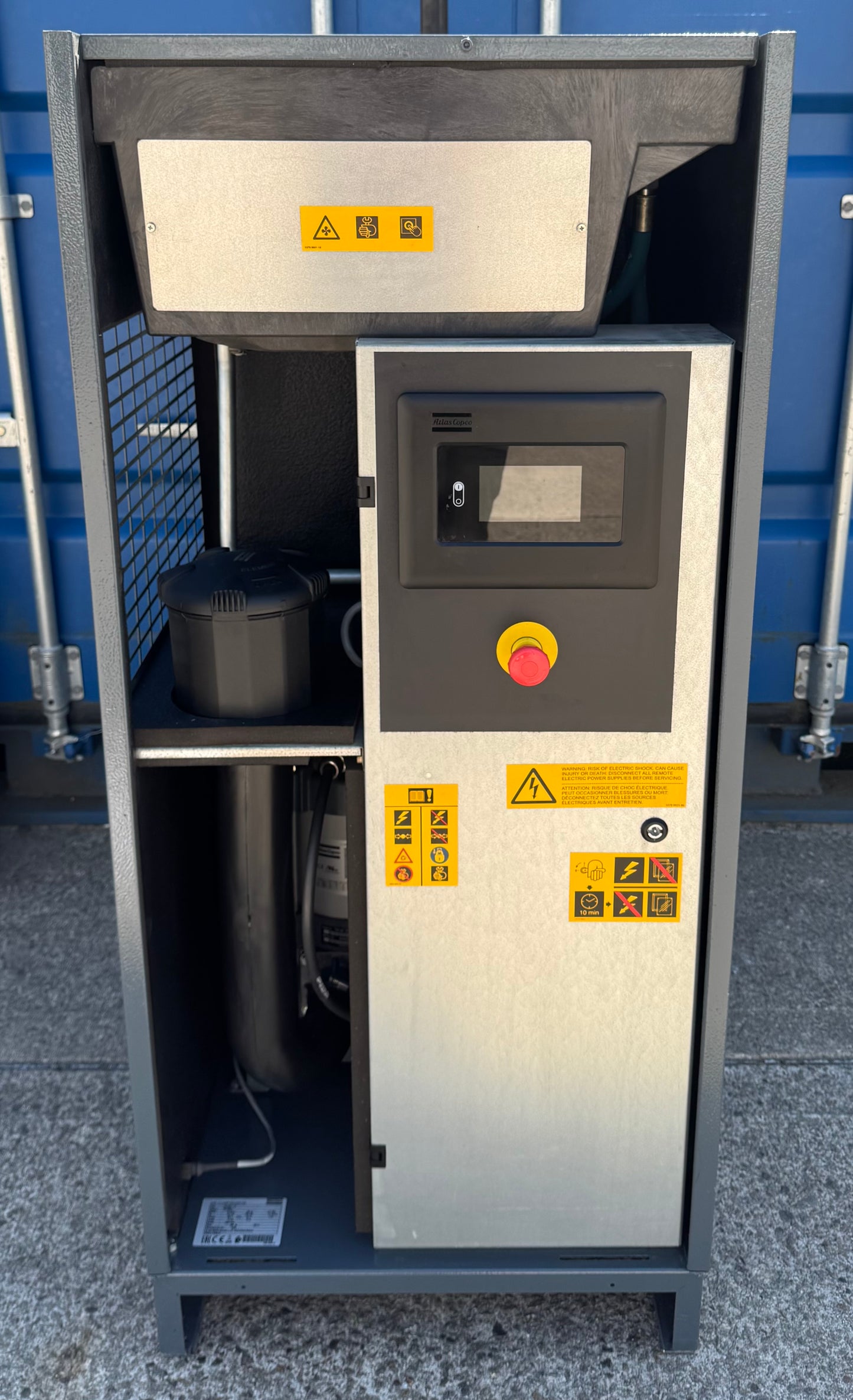 Atlas Copco GA7VSD+FF Variable Speed Rotary Screw Compressor + Dryer, 46cfm!