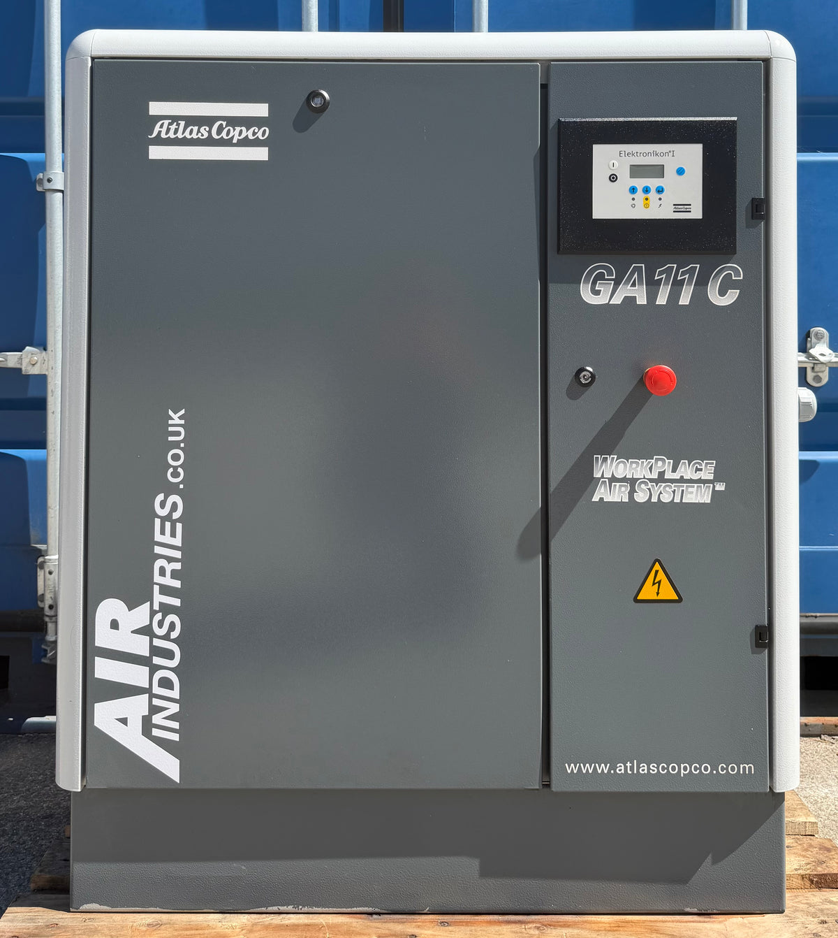 Atlas Copco GA11 Floor Mounted Rotary Screw Compressor, 11Kw, 42cfm, 13Bar!