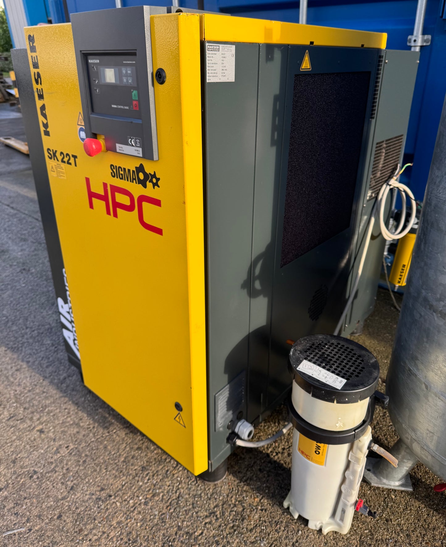 Kaeser / HPC SK22T Rotary Screw Compressor Package + Dryer + Receiver (8Bar, 70CFM)