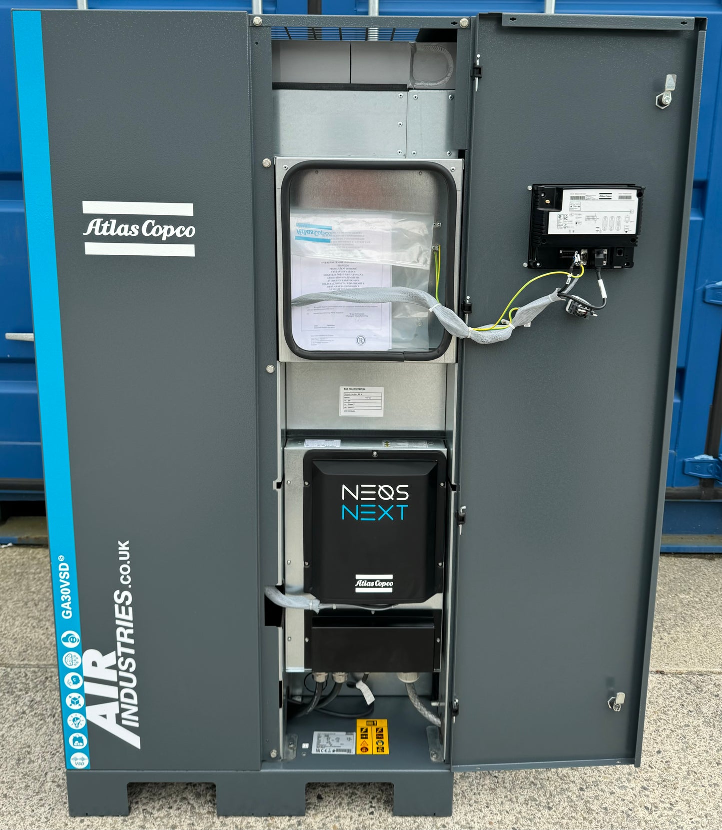 Atlas Copco GA30VSDs Variable Speed Drive Rotary Screw Compressor 30Kw, 231cfm!