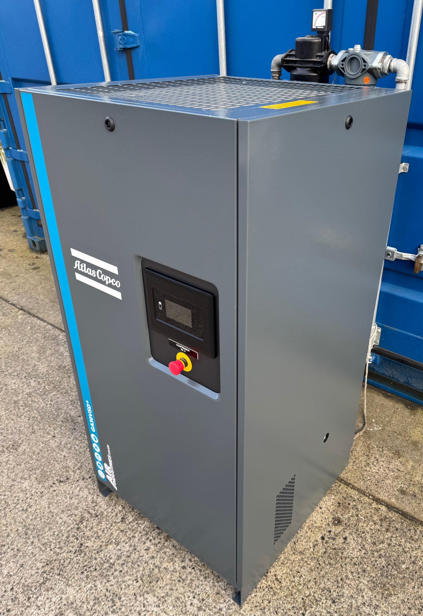 Atlas Copco GA30VSD+ Variable Speed Drive Rotary Screw Compressor, 30Kw, 206cfm!