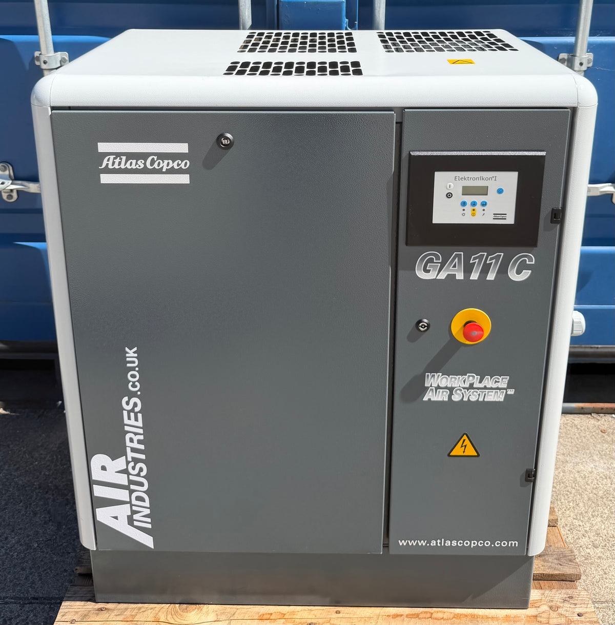 Atlas Copco GA11 Floor Mounted Rotary Screw Compressor, 11Kw, 42cfm, 13Bar!