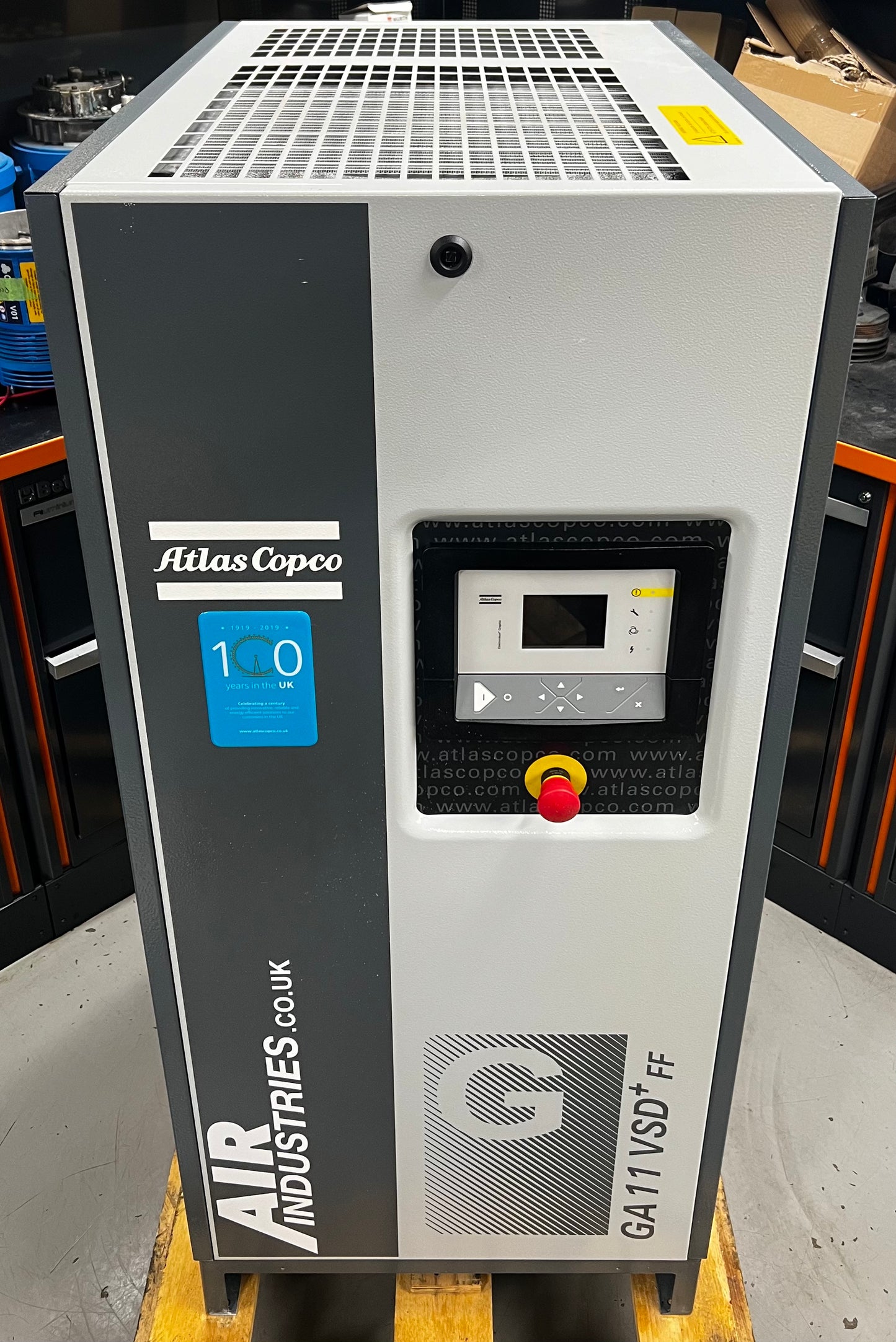 Atlas Copco GA11VSD+FF Variable Speed Rotary Screw Compressor + Dryer (68.8CFM)