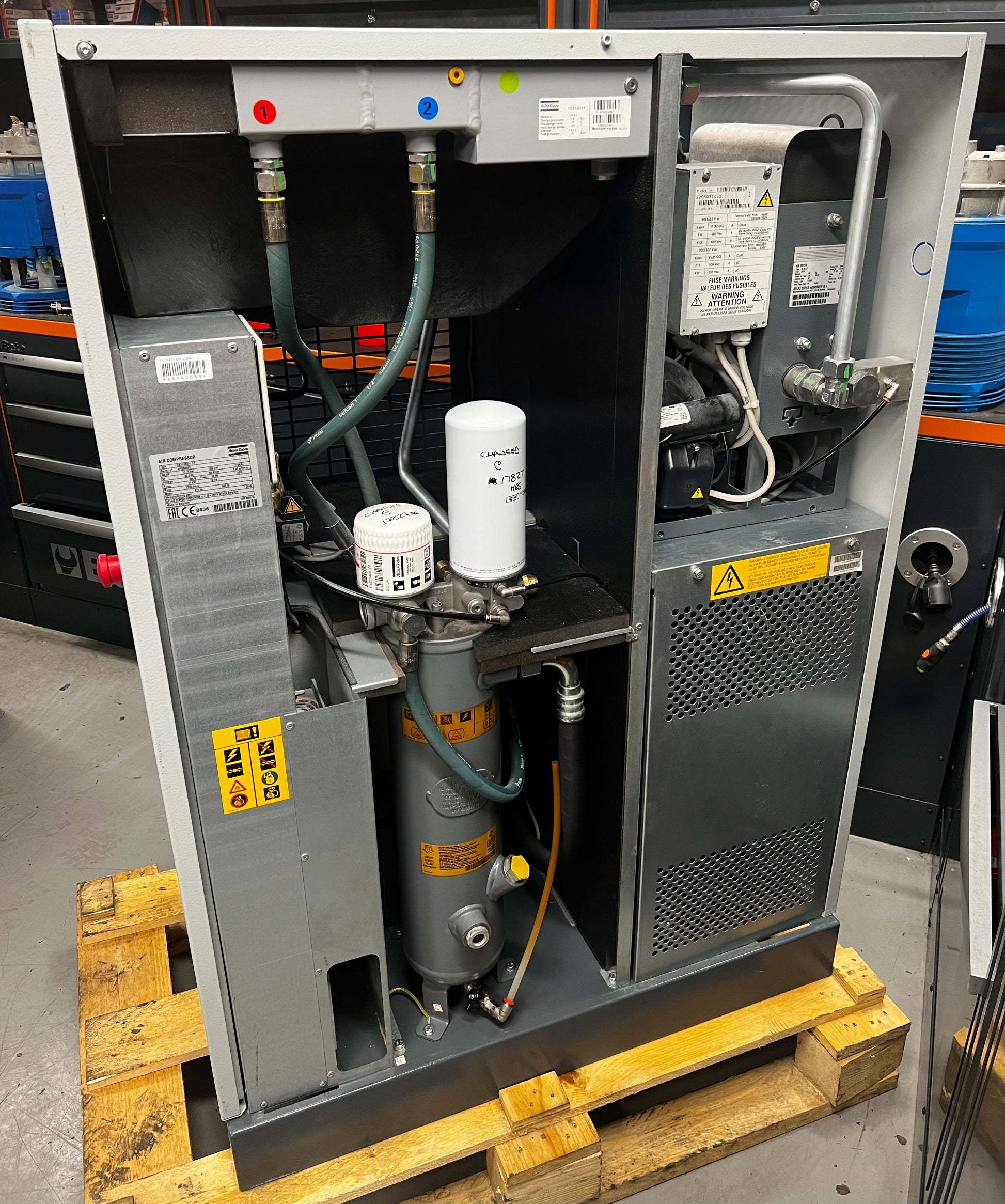 Atlas Copco GA11VSD+FF Variable Speed Rotary Screw Compressor + Dryer ...