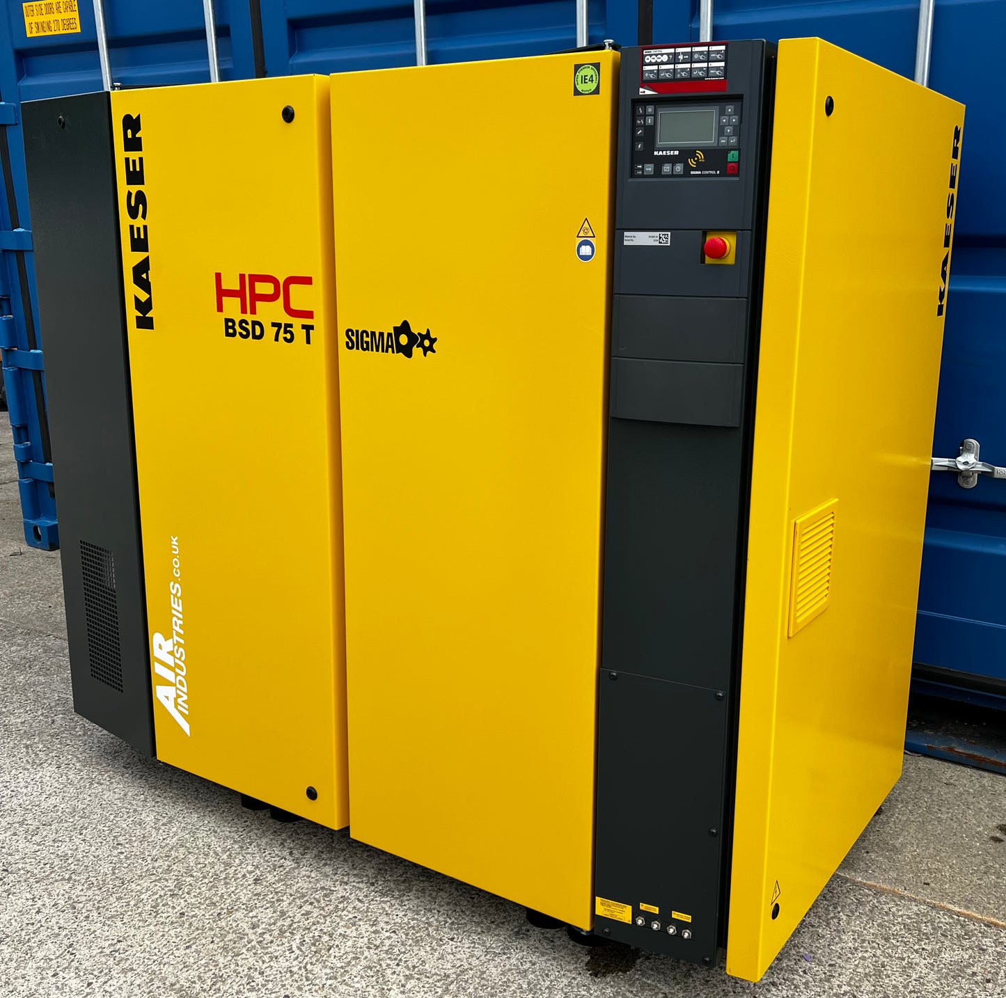 Kaeser / HPC BSD75T Rotary Screw Compressor Package + Dryer (37Kw, 50Hp, 247Cfm)