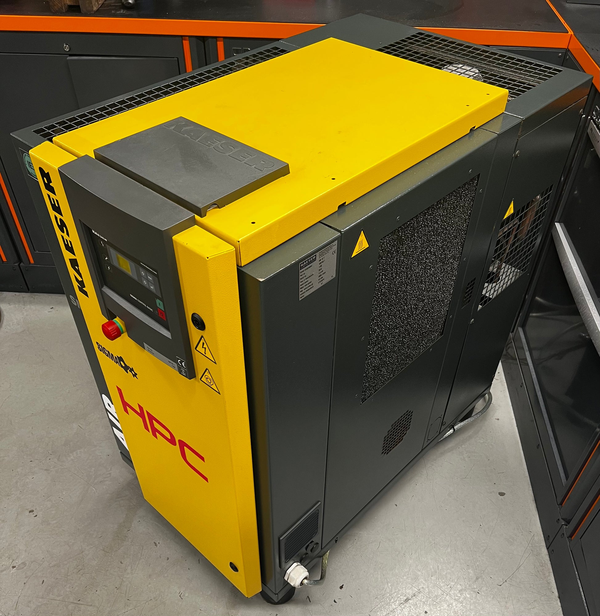 HPC / Kaeser SM12T Floor Mounted Rotary Screw Compressor + Dryer (7.5K ...
