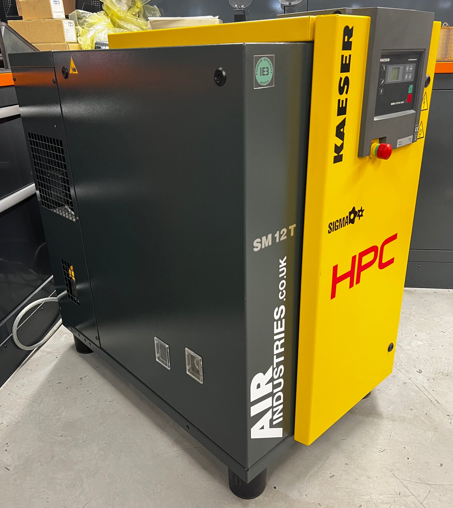 HPC / Kaeser SM12T Floor Mounted Rotary Screw Compressor + Dryer (7.5Kw, 42Cfm)