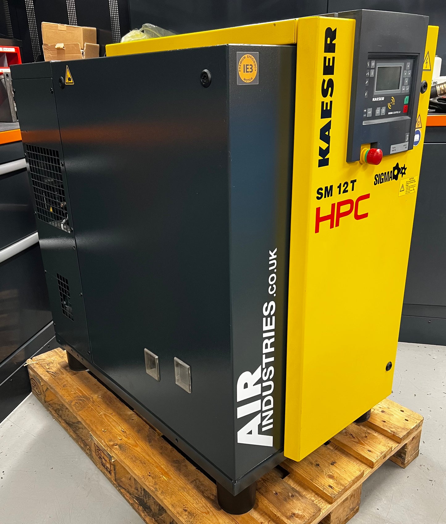 HPC / Kaeser SM12T Floor Mounted Rotary Screw Compressor + Dryer (7.5K ...