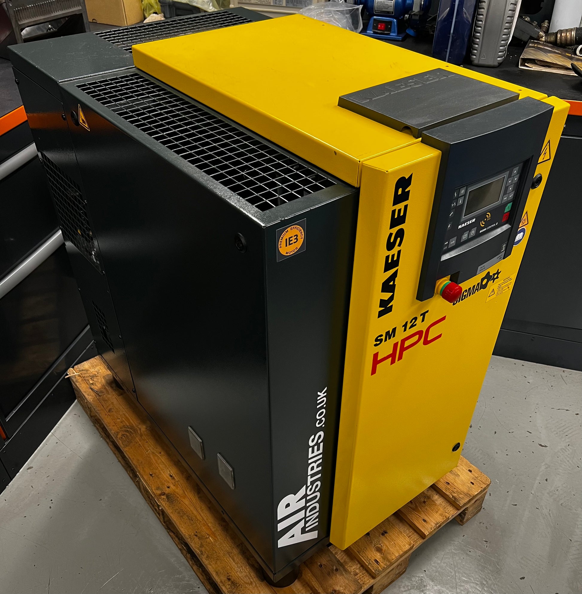 HPC / Kaeser SM12T Floor Mounted Rotary Screw Compressor + Dryer (7.5K ...