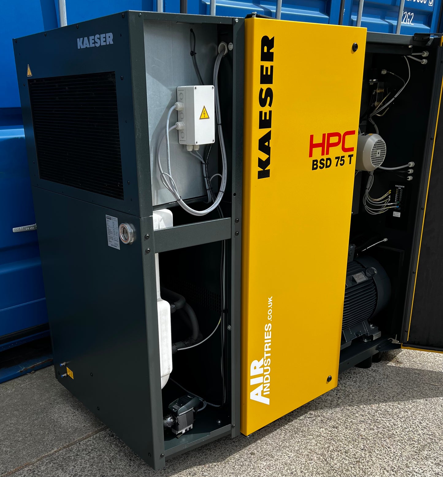 Kaeser / HPC BSD75T Rotary Screw Compressor Package + Dryer (37Kw, 50Hp, 247Cfm)