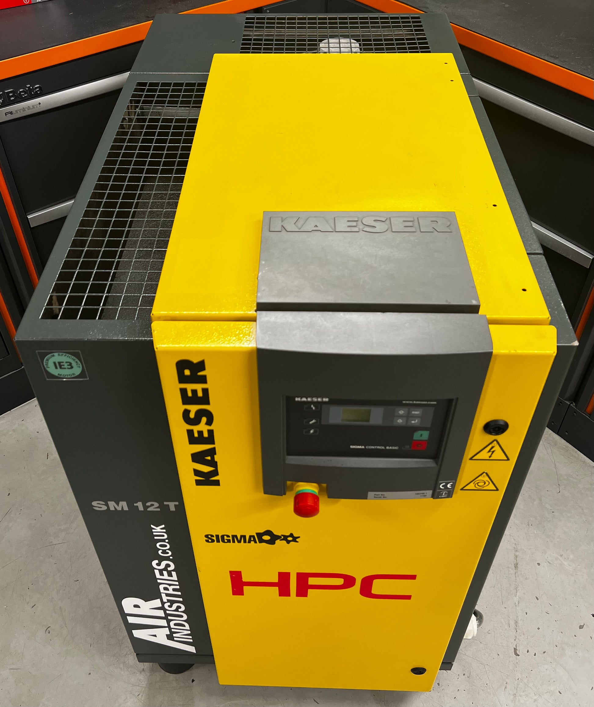 HPC / Kaeser SM12T Floor Mounted Rotary Screw Compressor + Dryer (7.5K ...