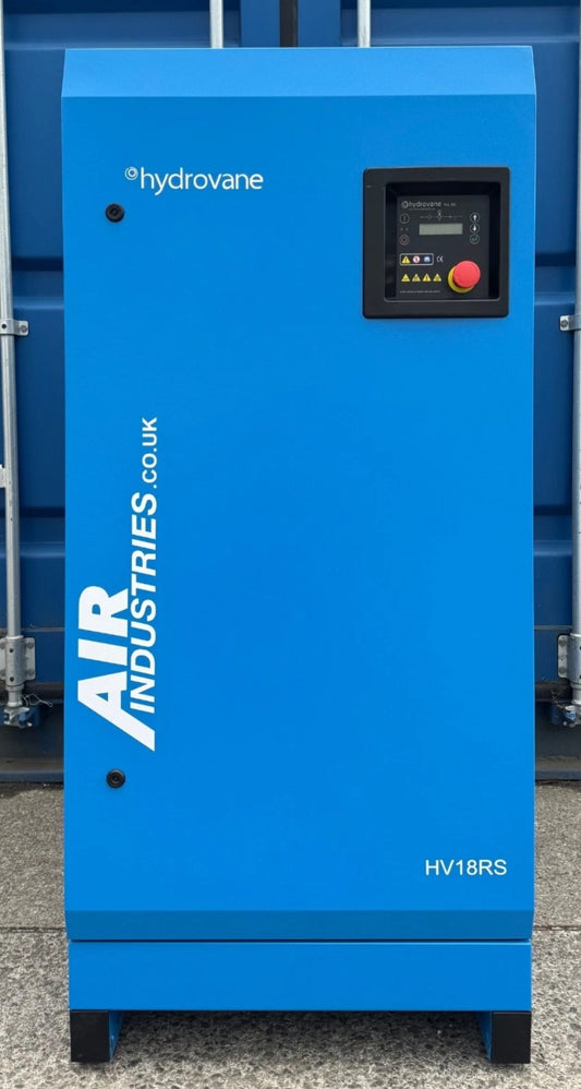 Hydrovane HV18RS Rotary Vane Compressor! 18.5Kw, 25Hp 104cfm, 11Bar!
