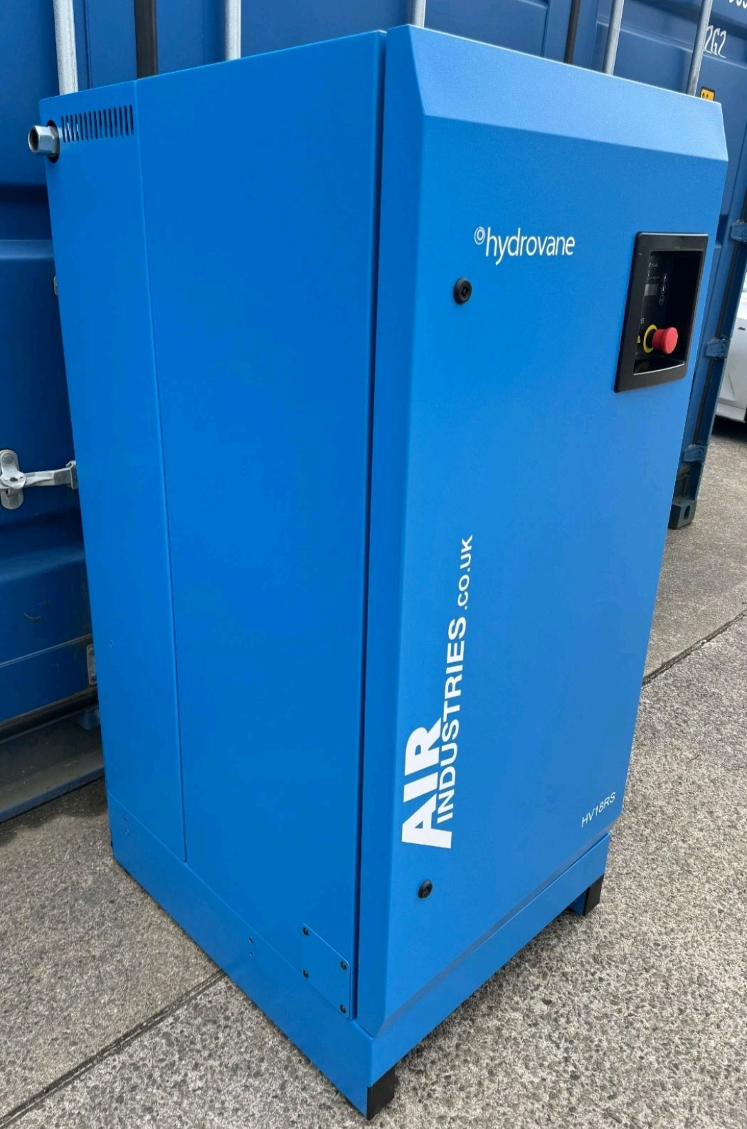 Hydrovane HV18RS Rotary Vane Compressor! 18.5Kw, 25Hp 104cfm, 11Bar!
