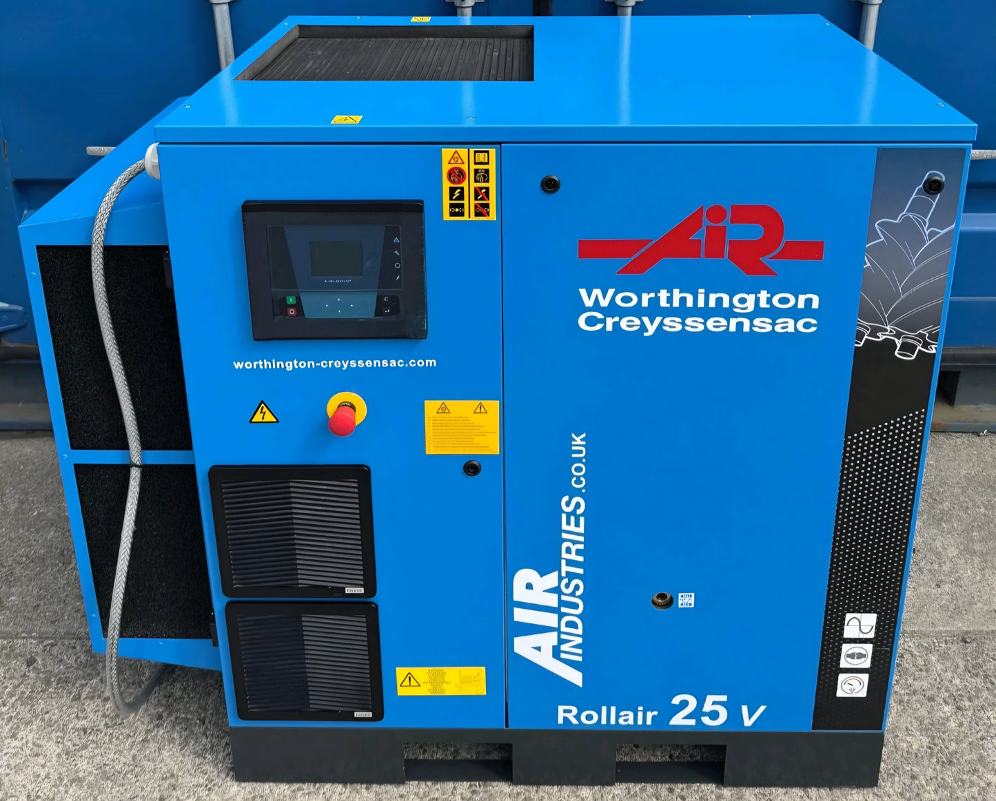 Worthington RLR25V Variable Speed Drive Rotary Screw Compressor, 118Cfm! 18.5Kw!