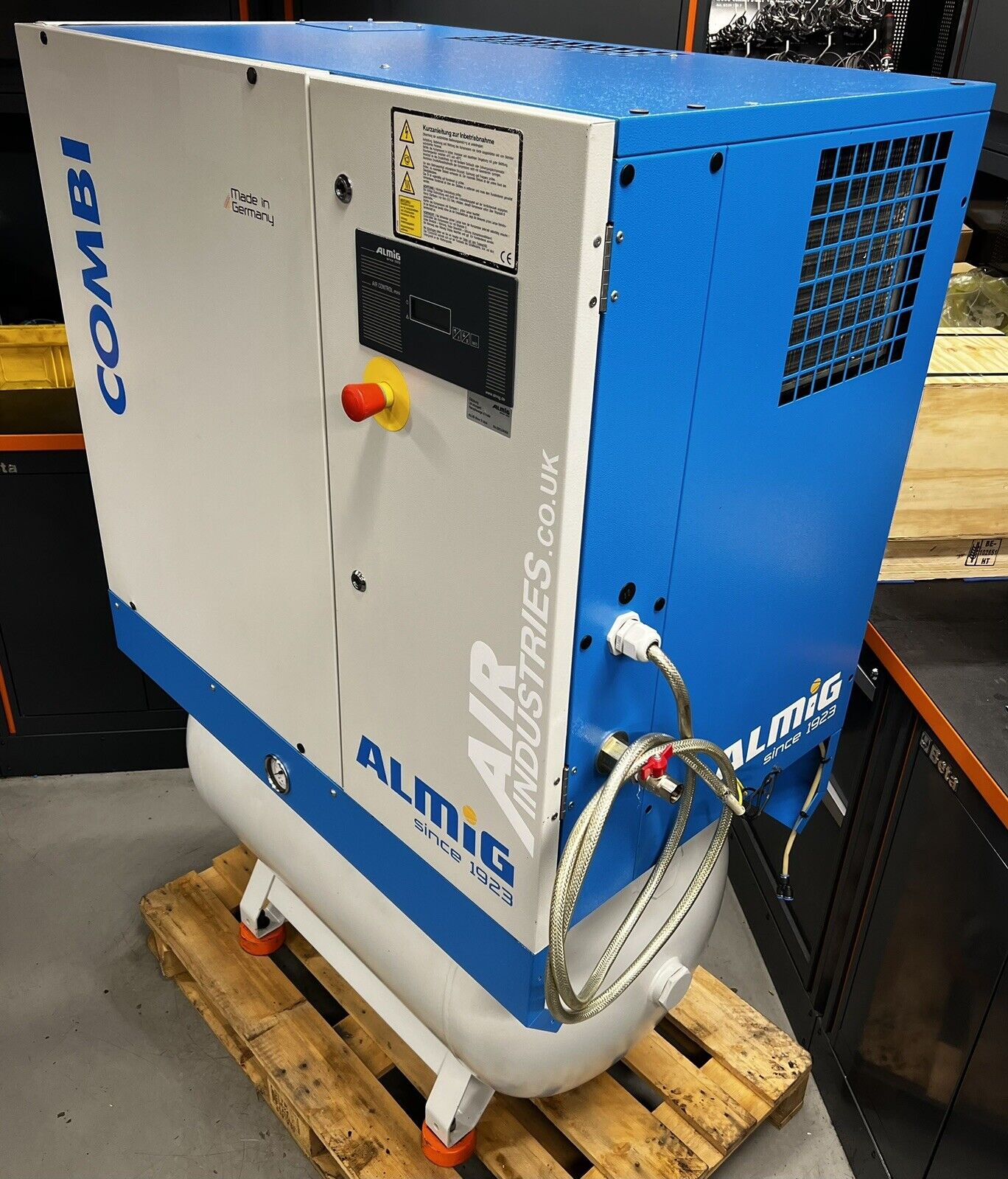 Almig Combi 11 Receiver Mounted Rotary Screw Compressor + Dryer! 11Kw ...