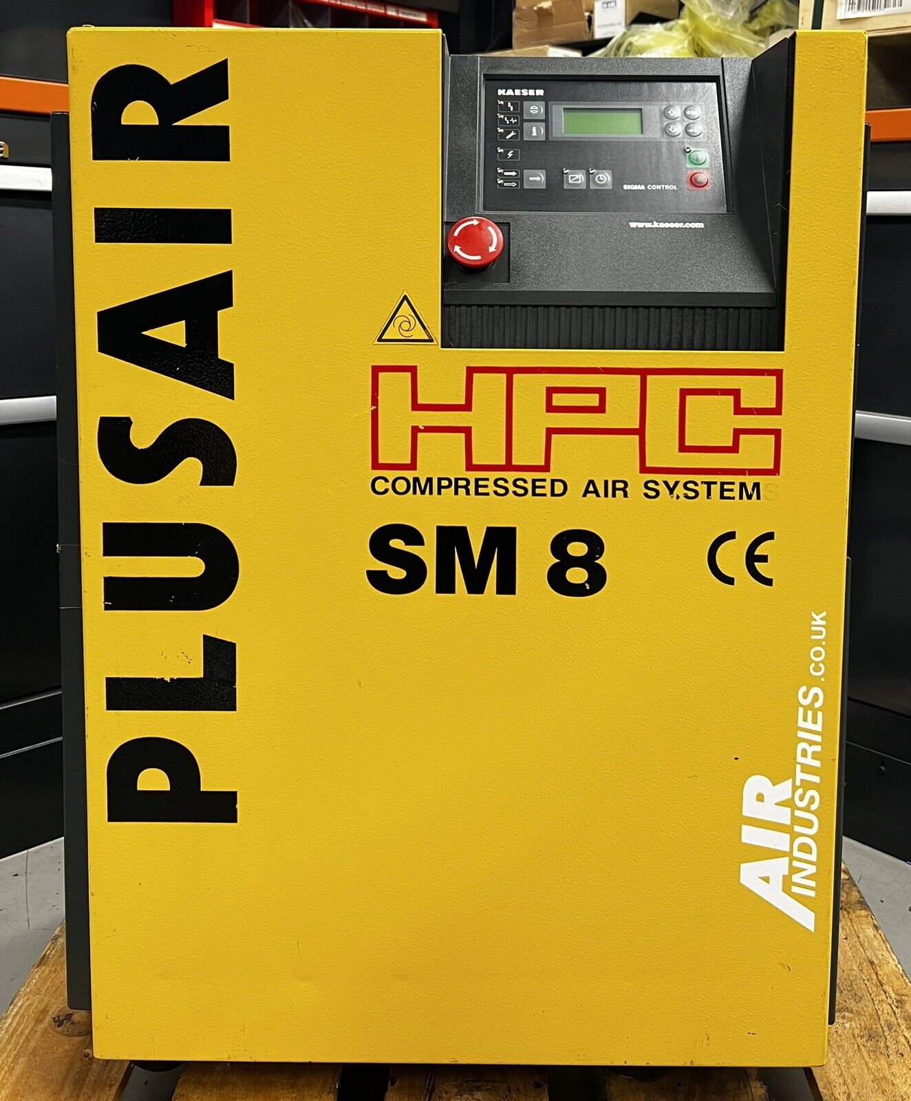 HPC / Kaeser SM8 Floor Mounted Rotary Screw Compressor 5.5Kw! 28.8Cfm ...