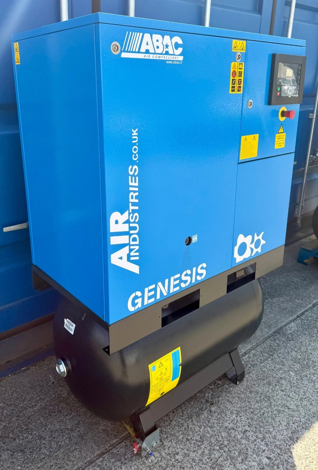 ABAC Genesis 11 Receiver Mounted Rotary Screw Compressor + Dryer! 11Kw, 59Cfm