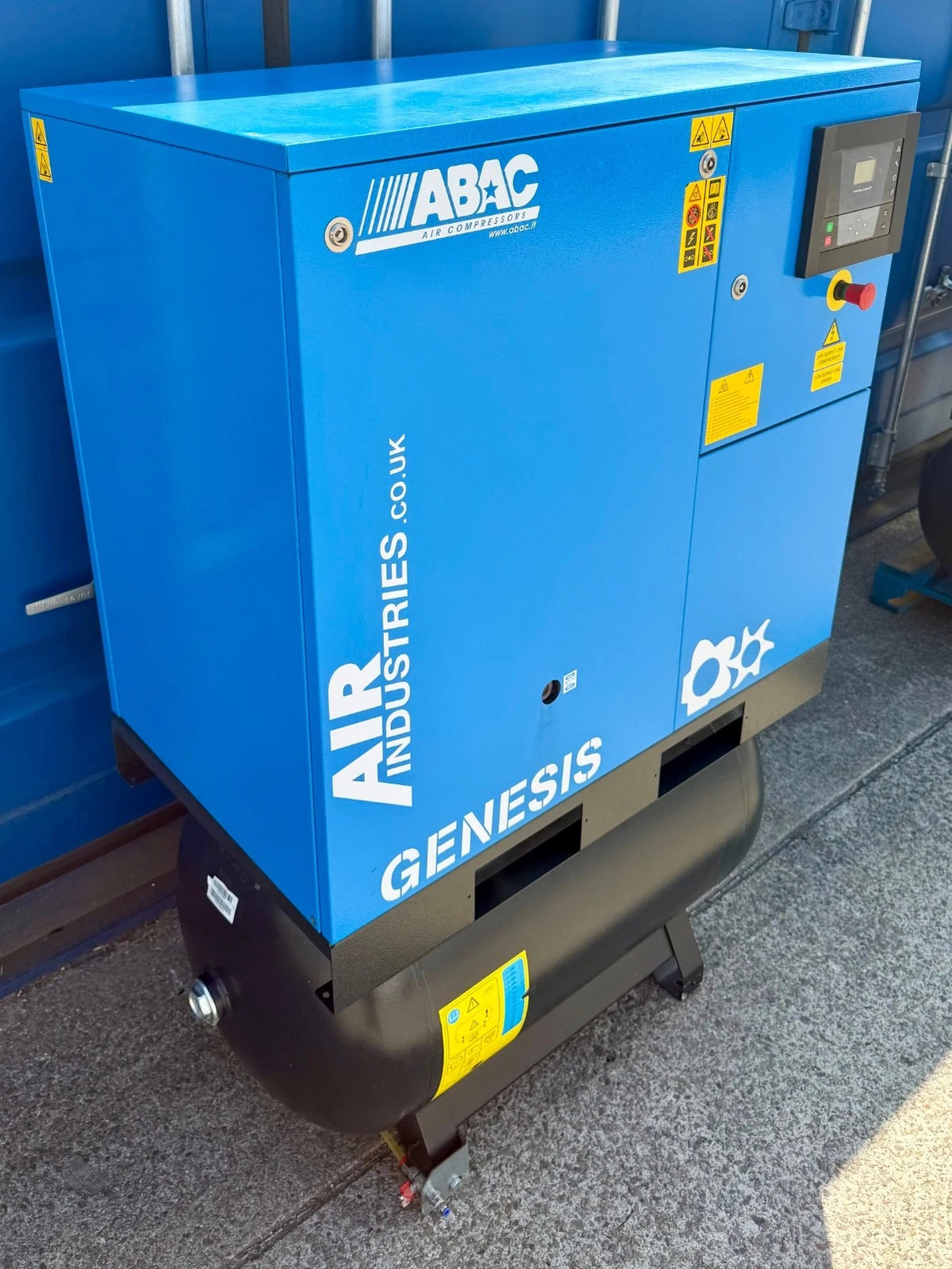 ABAC Genesis 11 Receiver Mounted Rotary Screw Compressor + Dryer! 11Kw, 59Cfm
