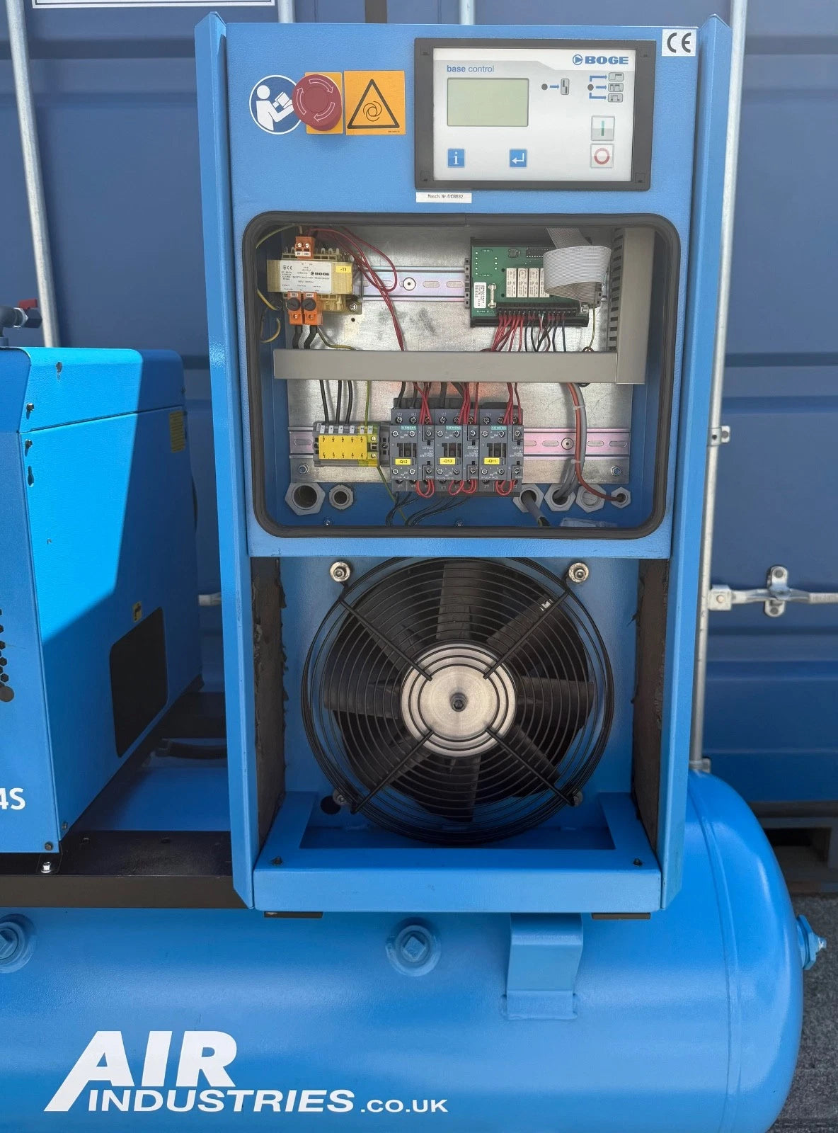Boge C9DR-270 Receiver Mounted Rotary Screw Compressor + Dryer (42Cfm, 7.5Kw)