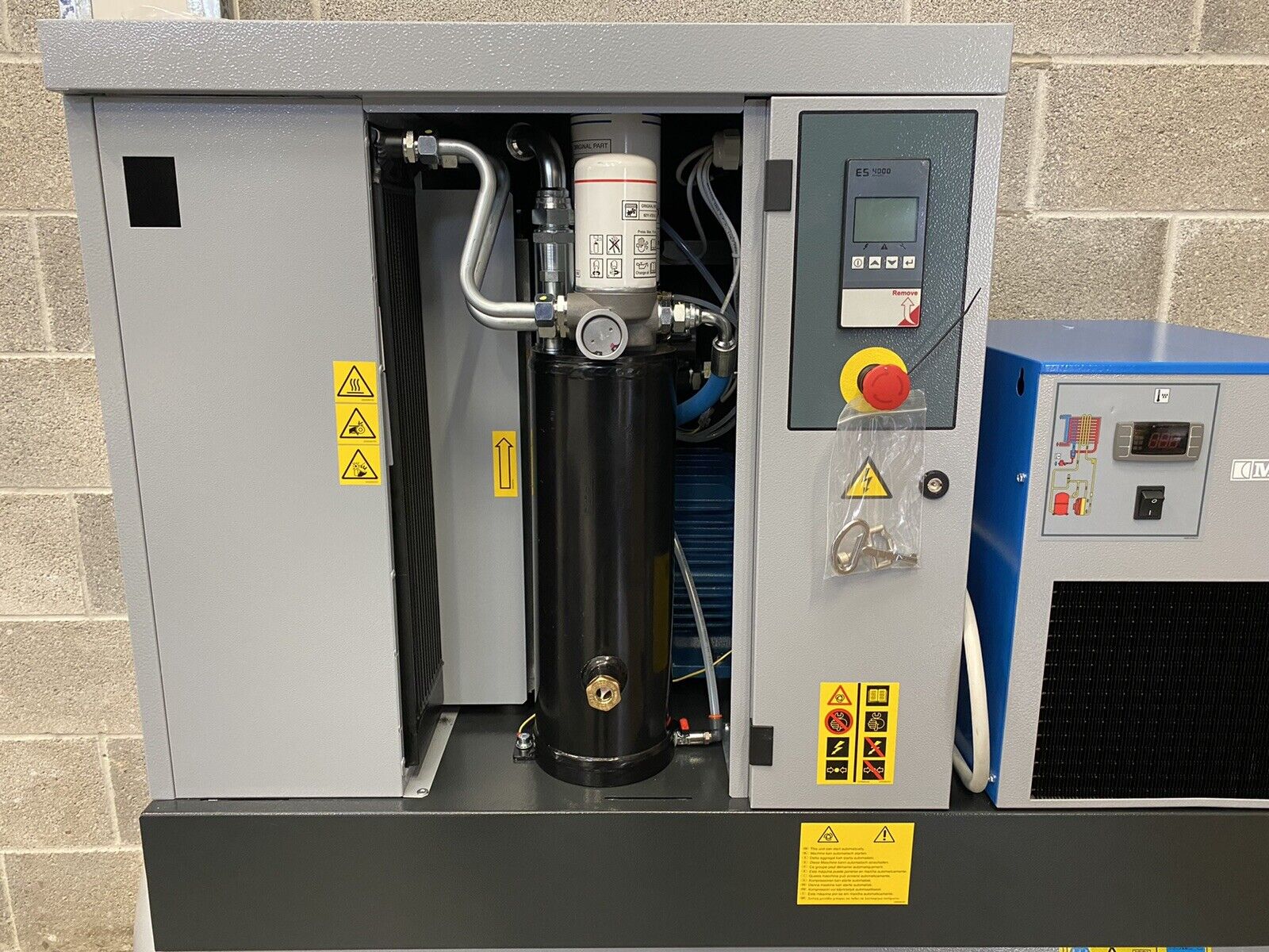 Mark MSM11D Receiver Mounted Rotary Screw Compressor + Dryer (57CFM, 11kW)