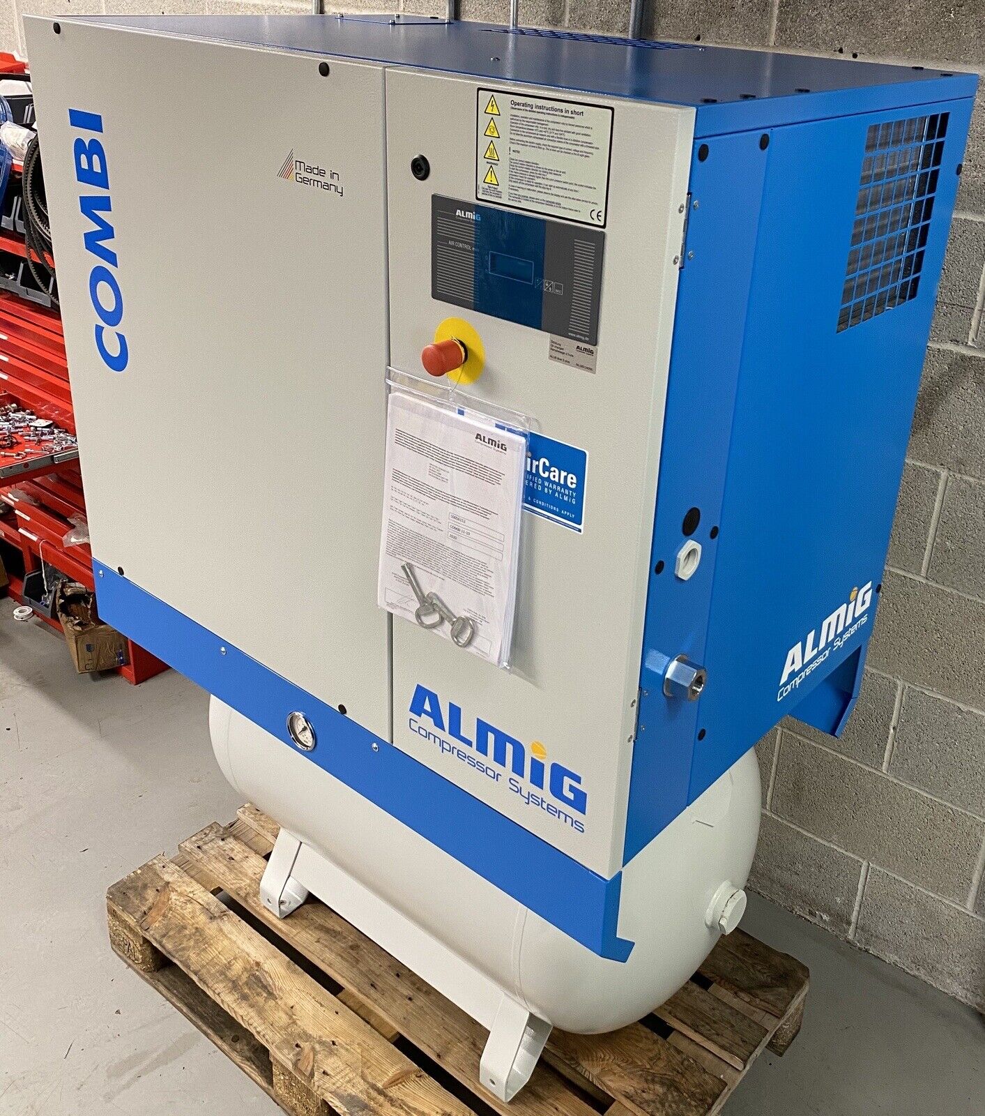 New Almig Combi 11 Receiver Mounted Rotary Screw Compressor + Dryer ...