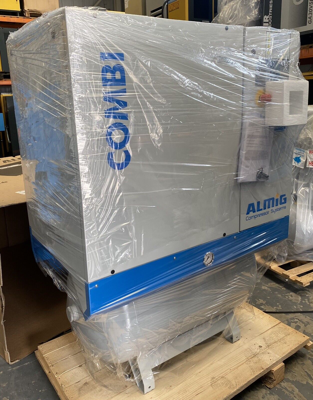 New Almig Combi 11 Receiver Mounted Rotary Screw Compressor + Dryer + Filters