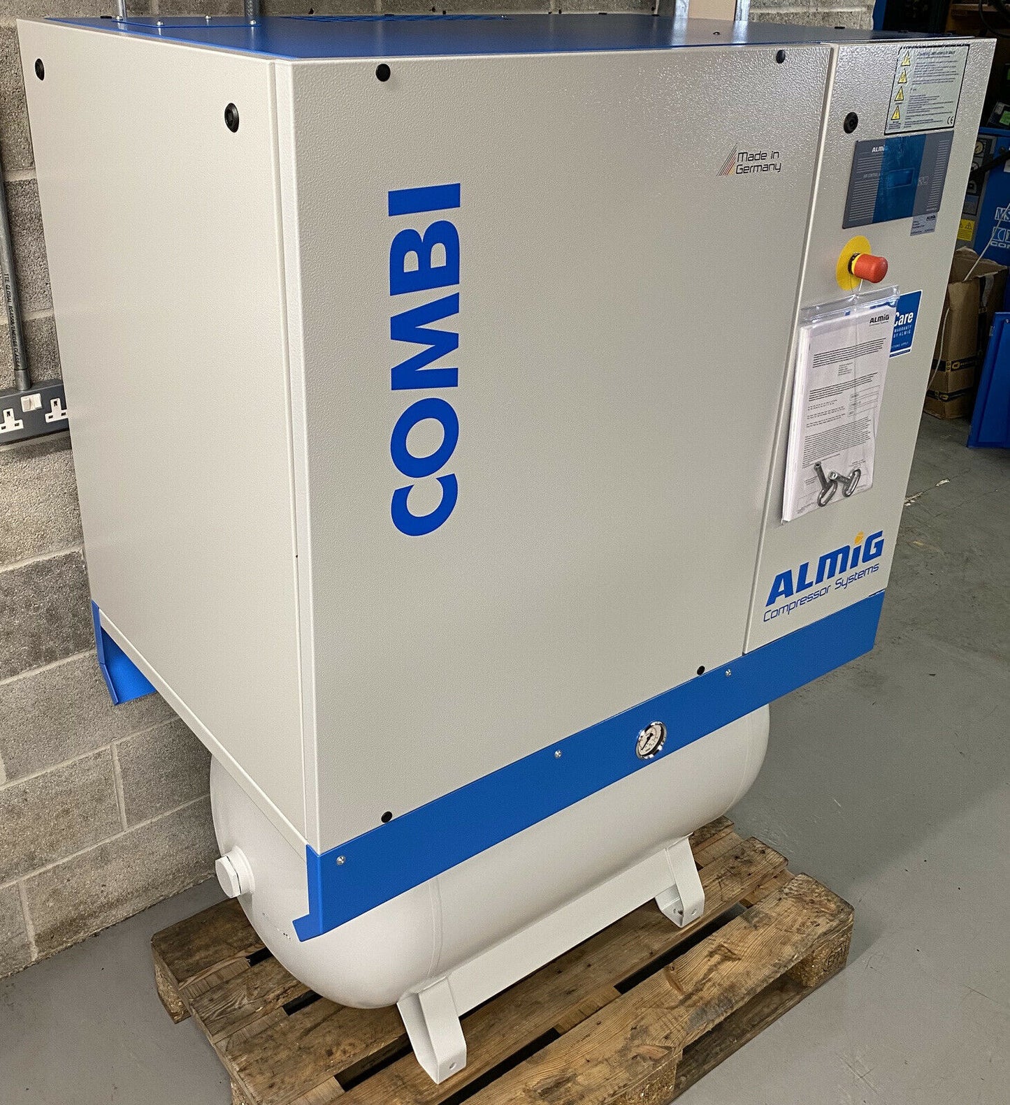 New Almig Combi 11 Receiver Mounted Rotary Screw Compressor + Dryer + Filters