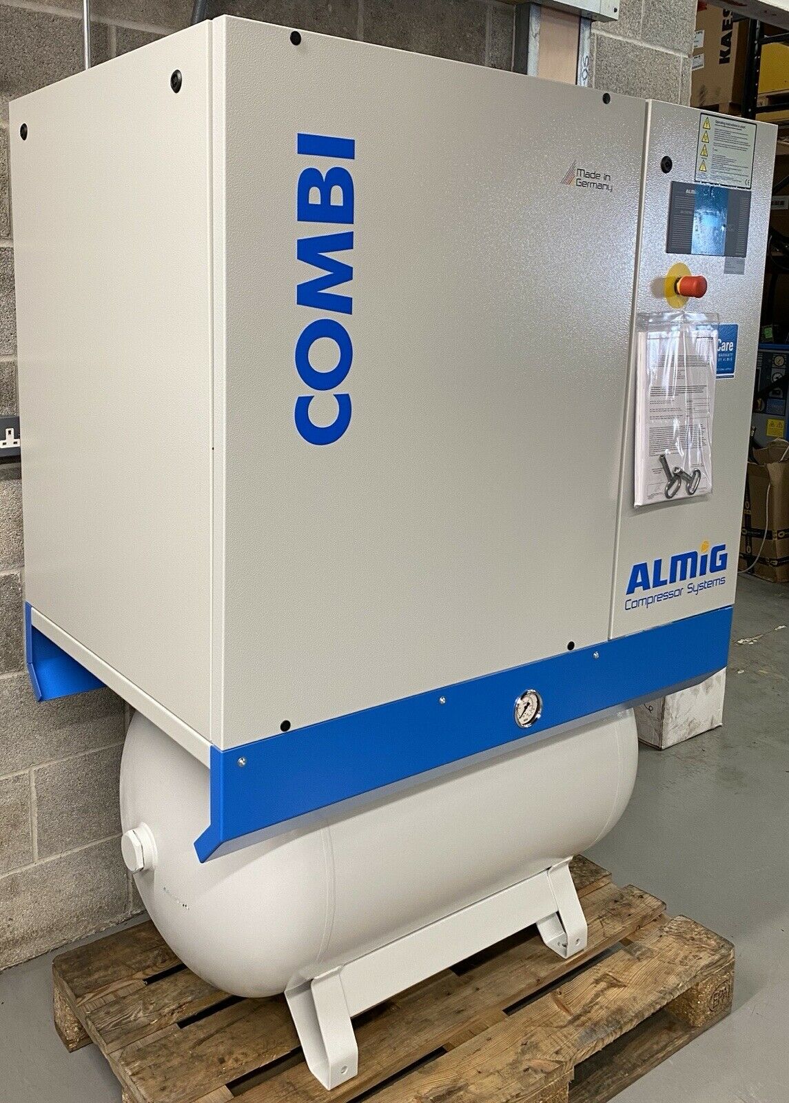 New Almig Combi 11 Receiver Mounted Rotary Screw Compressor + Dryer + Filters