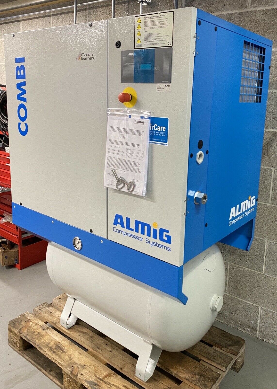 New Almig Combi 11 Receiver Mounted Rotary Screw Compressor + Dryer + Filters