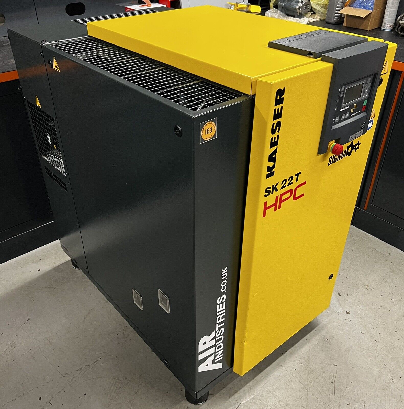 Kaeser / HPC SK22T Rotary Screw Compressor Package + Dryer + Receiver ...