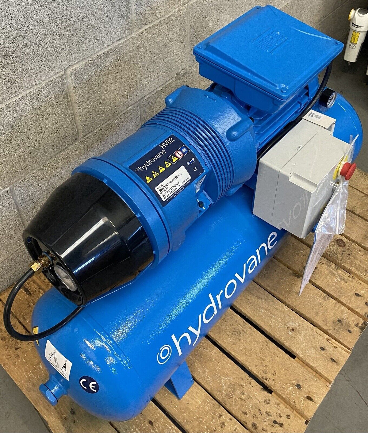 Hv2 Compressor Hydrovane HV02 Receiver Mounted Rotary Vane Compressor (230v Single Ph ...